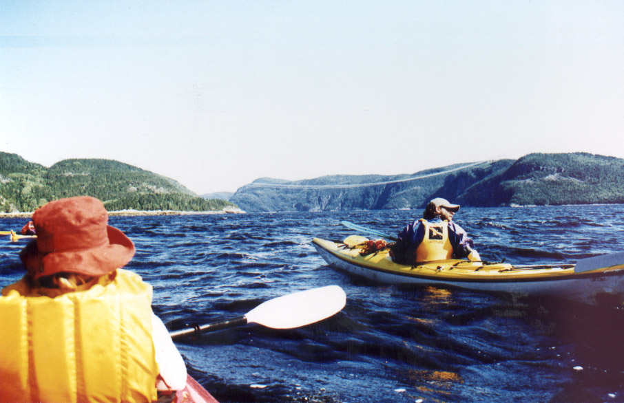 Kayak de mer dans le fjord du Saguenay